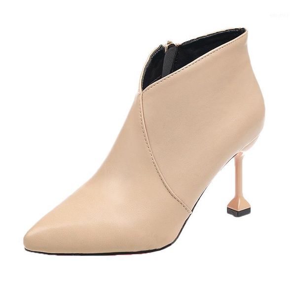 women shoes zipper retro high heel ankle boot elegant cusp england casual short boots female pointed toe stiletto shoes1, Black
women shoes zipper retro high heel ankle boot elegant cusp england casual short boots female pointed toe stiletto shoes1, Black