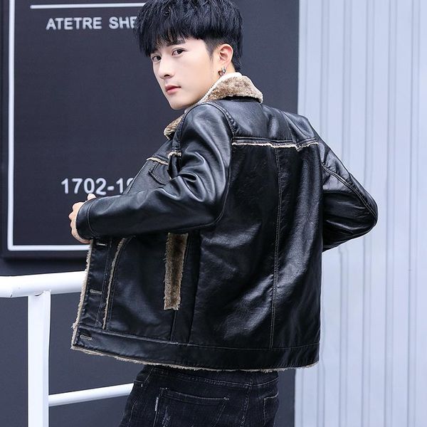 men fur lined winter fashion coat warm outwear jacket vintage style winter jacket men leather plus size 4xl 5xl 6xl 7xl, Black
men fur lined winter fashion coat warm outwear jacket vintage style winter jacket men leather plus size 4xl 5xl 6xl 7xl, Black