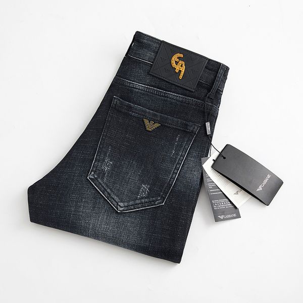 new cotton autumn brem denim soft in shape of the classic men's brim pants business, Blue
new cotton autumn brem denim soft in shape of the classic men's brim pants business, Blue