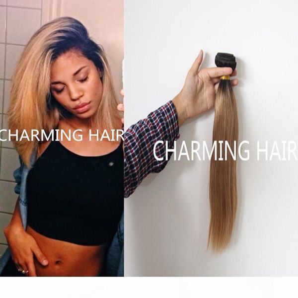 1b 27 dark root ombre silky straight hair extensions 100% brazilian virgin human hair honey blonde ombre two tone hair weave, Black
1b 27 dark root ombre silky straight hair extensions 100% brazilian virgin human hair honey blonde ombre two tone hair weave, Black