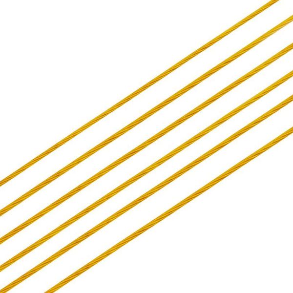 new gold color stainless steel wire beading rope cord fishing thread string for diy necklace bracelets jewelry making jllrjg
new gold color stainless steel wire beading rope cord fishing thread string for diy necklace bracelets jewelry making jllrjg