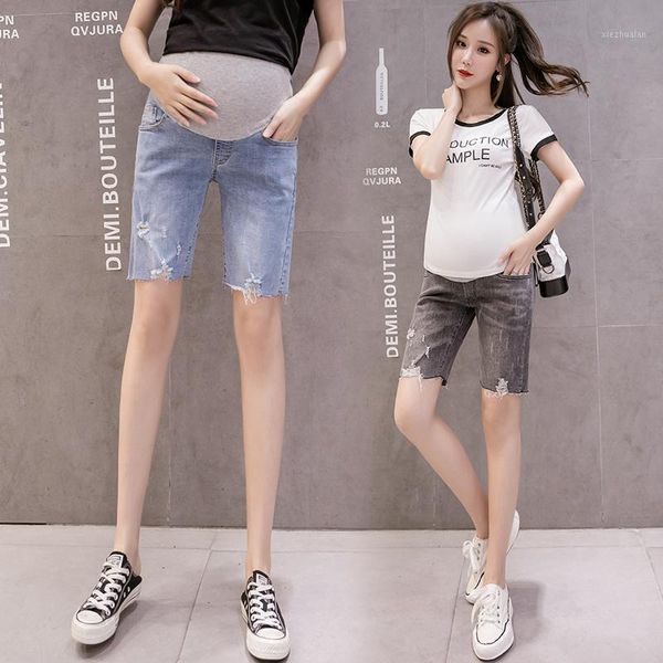 maternity bottoms 2021 summer pregnant women jeans with holes fashion knee-length abdomen pants leisure wear half length shorts1, White
maternity bottoms 2021 summer pregnant women jeans with holes fashion knee-length abdomen pants leisure wear half length shorts1, White