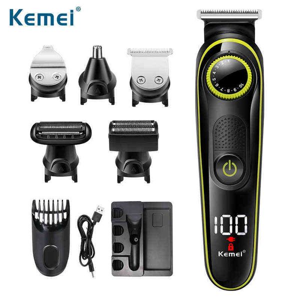 razor kemei hair trimmer household electric clippers multifunctional rechargeable shaver led display 5 in 1 cutter heads cordless 220228
razor kemei hair trimmer household electric clippers multifunctional rechargeable shaver led display 5 in 1 cutter heads cordless 220228