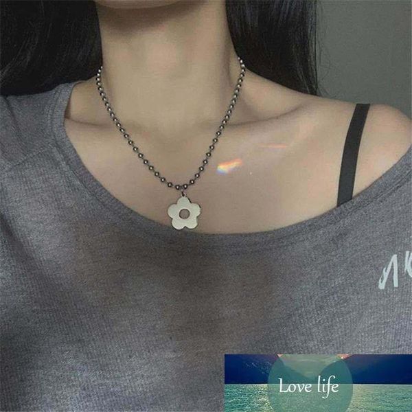 kpop harajuku kawaii choker stainless steel flower beads necklace for women men egirl gothic colar streetwear aesthetic, Silver
kpop harajuku kawaii choker stainless steel flower beads necklace for women men egirl gothic colar streetwear aesthetic, Silver
