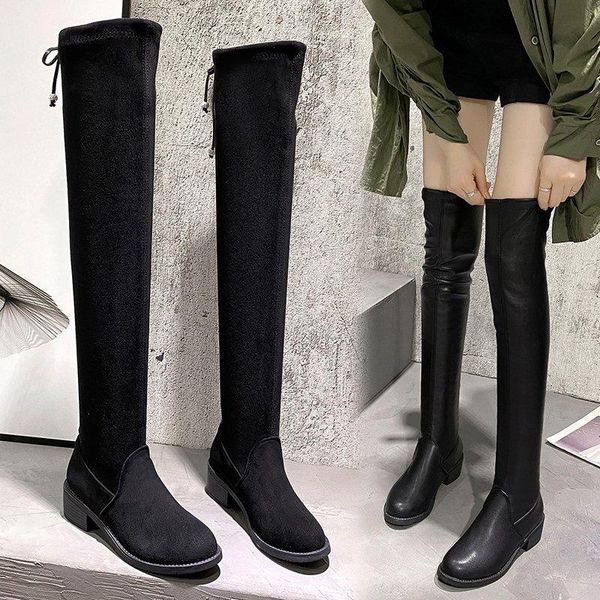 women boots over knee round toe boots-women female shoes winter footwear luxury designer flat heel over-the-knee 2020, Black
women boots over knee round toe boots-women female shoes winter footwear luxury designer flat heel over-the-knee 2020, Black