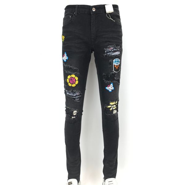 new style men's and women's jeans slim locomotive denim fashion trendy hip-hop men's jeans am32, Blue
new style men's and women's jeans slim locomotive denim fashion trendy hip-hop men's jeans am32, Blue