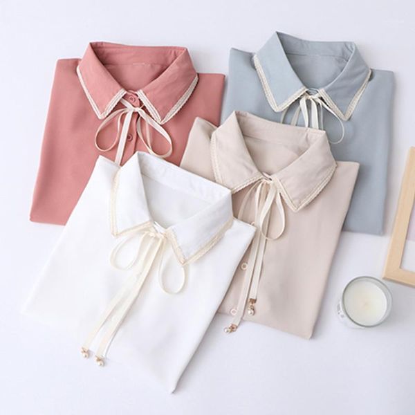 2019 women spring summer blouses long sleeve shirt turn down collar solid blouse plus size female vintage cotton shirts with bow1, White
2019 women spring summer blouses long sleeve shirt turn down collar solid blouse plus size female vintage cotton shirts with bow1, White