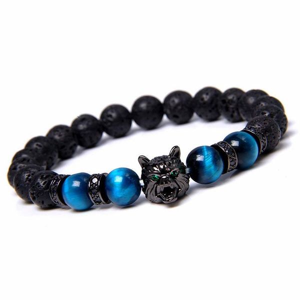 8mm natural stone beads wolf bracelet beaded braclets bileklik erkek handmade bracelets women jewellery men accessories new, Black
8mm natural stone beads wolf bracelet beaded braclets bileklik erkek handmade bracelets women jewellery men accessories new, Black