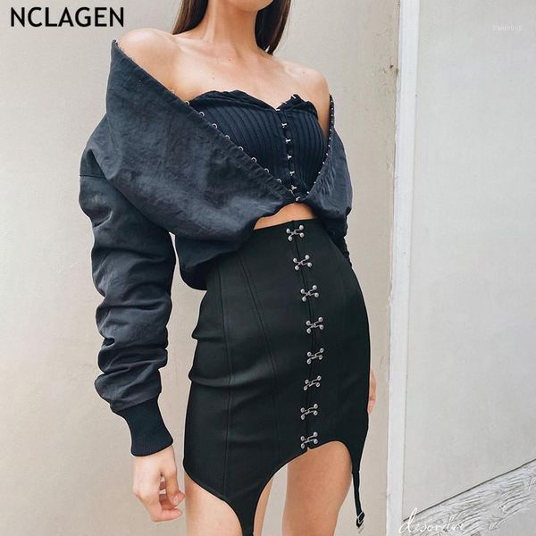 nclagen chic tailoring hip package bodycon mini skirt 2021 fashion women metal rivet feminine active skinny bodycon gothic skirt1, Black
nclagen chic tailoring hip package bodycon mini skirt 2021 fashion women metal rivet feminine active skinny bodycon gothic skirt1, Black