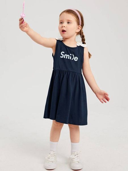 toddler girls letter graphic bow shoulder a-line dress she, Red;yellow
toddler girls letter graphic bow shoulder a-line dress she, Red;yellow