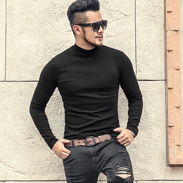 2021 the new new elastic winter, europe-style turtleneck, solid male shirt, mercerized cotton, long casual sleeve, t-shirt t915. xweo, White;black
2021 the new new elastic winter, europe-style turtleneck, solid male shirt, mercerized cotton, long casual sleeve, t-shirt t915. xweo, White;black