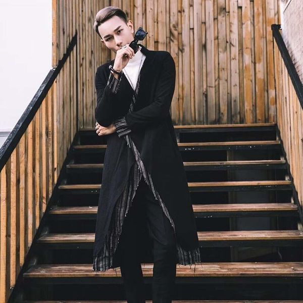 2021 new spring autumn men long han version male fashion trend personality material of coat wool. xke1, Tan;black
2021 new spring autumn men long han version male fashion trend personality material of coat wool. xke1, Tan;black