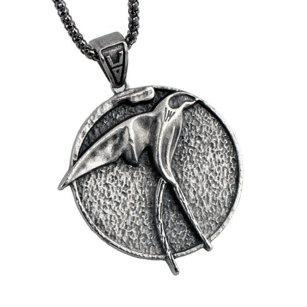 pendant necklaces the wizard swallow necklace for geralt with a demon 3 figure tv peripheral jewelry, Silver
pendant necklaces the wizard swallow necklace for geralt with a demon 3 figure tv peripheral jewelry, Silver
