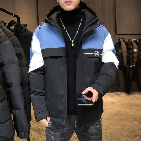 12-year-old boy's 13 junior jacket 14 senior high school student's winter coat 16 down padded, Black
12-year-old boy's 13 junior jacket 14 senior high school student's winter coat 16 down padded, Black