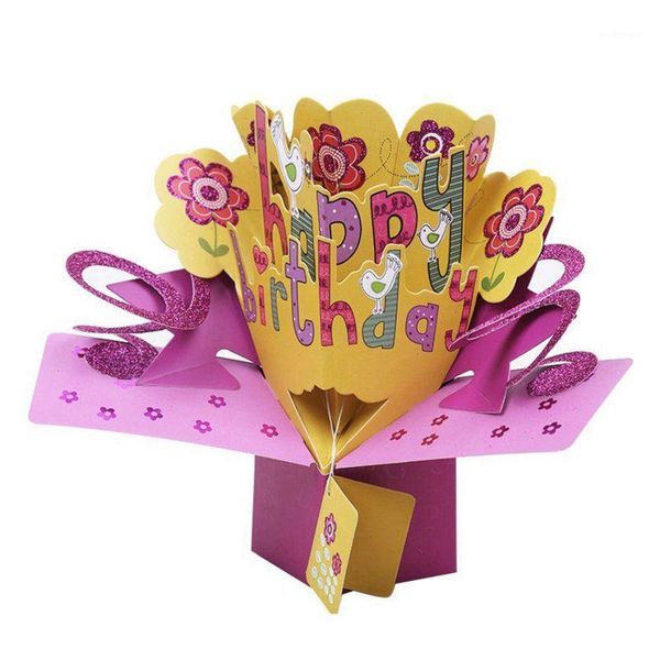 3d happy birthday with flowers up greeting card handmade gift card for birthday blessing1
3d happy birthday with flowers up greeting card handmade gift card for birthday blessing1