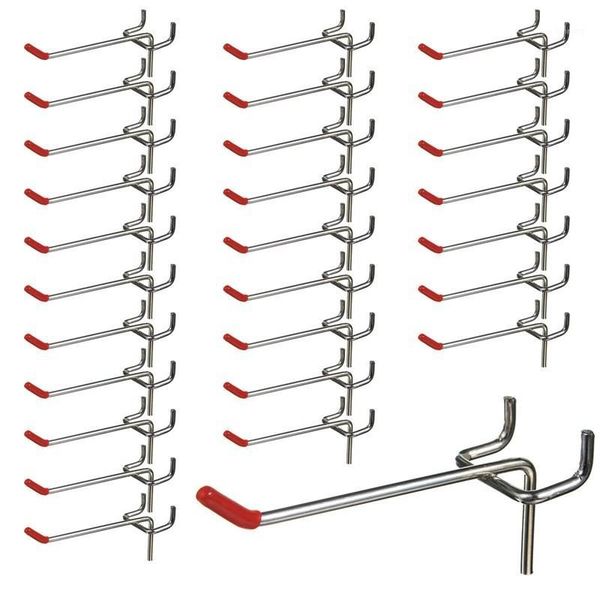 25pcs 100mm pegboard hooks slat wall retail display shop peg hang fits home hanger chrome metal 1-1.5kg loading1
25pcs 100mm pegboard hooks slat wall retail display shop peg hang fits home hanger chrome metal 1-1.5kg loading1
