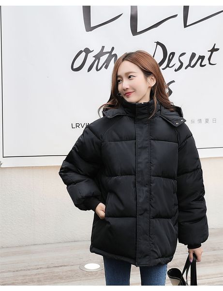 2021 new autumn/winter new short solid with female hood down cotton quilted jacket h00303 s3qu, Black
2021 new autumn/winter new short solid with female hood down cotton quilted jacket h00303 s3qu, Black