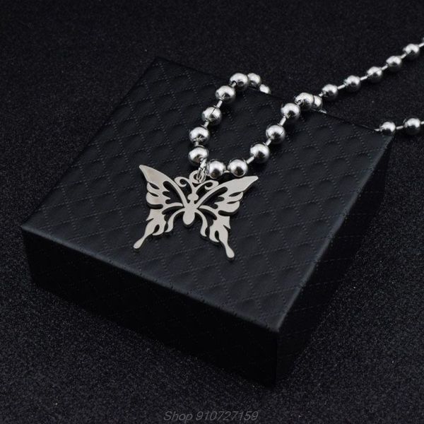 chains punk rock sweet butterfly stainless steel pendant necklace streetwear ball chain polishing fashion n14 20 dropship, Silver
chains punk rock sweet butterfly stainless steel pendant necklace streetwear ball chain polishing fashion n14 20 dropship, Silver