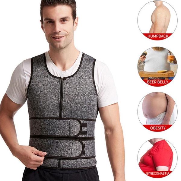 waist support men's double belt vest shapewear reinforced sweat corset abdomen sports tunic rubber g6t7, Black;gray
waist support men's double belt vest shapewear reinforced sweat corset abdomen sports tunic rubber g6t7, Black;gray