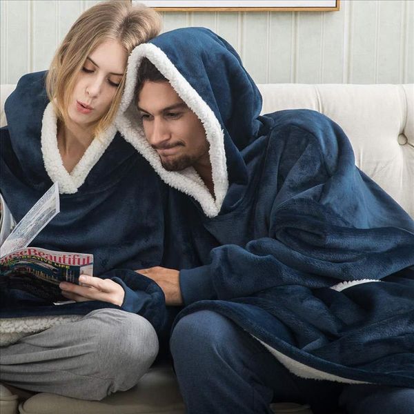 women hoodies pocket tv blanket with sleeve winter hooded blanket sweatshirt fleece plush warm coral fleece moletom feminino, Black
women hoodies pocket tv blanket with sleeve winter hooded blanket sweatshirt fleece plush warm coral fleece moletom feminino, Black