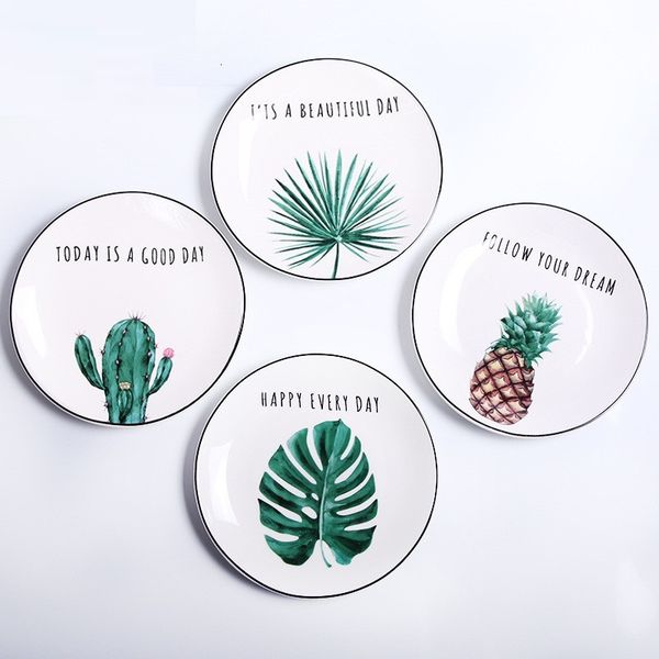 green plants plate western style pastoral ceramic dinnerware porcelain dessert snack dish tray tableware
green plants plate western style pastoral ceramic dinnerware porcelain dessert snack dish tray tableware