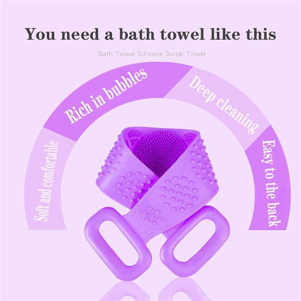 new 1pcs silicone brush bath towel wipe back mud peeling body massage shower lengthening scrubber skin cleaning shower brush
new 1pcs silicone brush bath towel wipe back mud peeling body massage shower lengthening scrubber skin cleaning shower brush