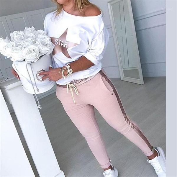 2020 new women two piece suit star print and drawstring design long pants fashionable casual ladies set1, Gray
2020 new women two piece suit star print and drawstring design long pants fashionable casual ladies set1, Gray