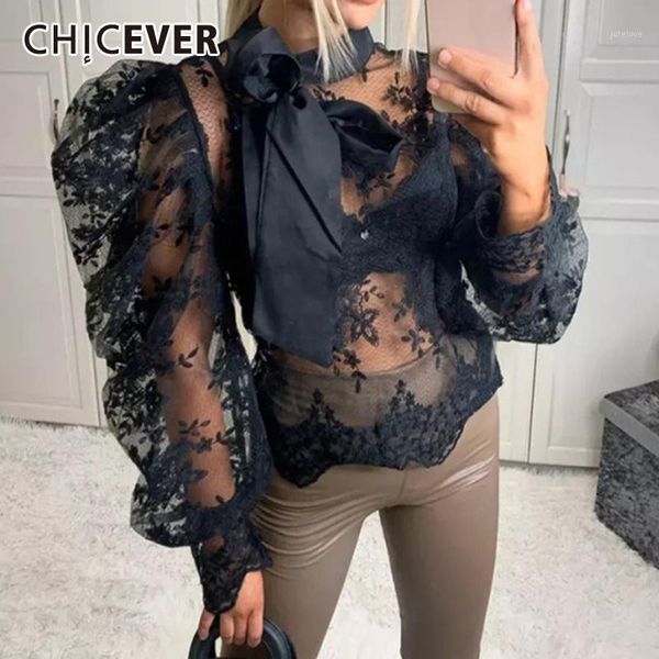 chicever shirts for women bow collar puff long sleeve patchwork lace perspective designer blouses female 2020 fall clothing1, White
chicever shirts for women bow collar puff long sleeve patchwork lace perspective designer blouses female 2020 fall clothing1, White