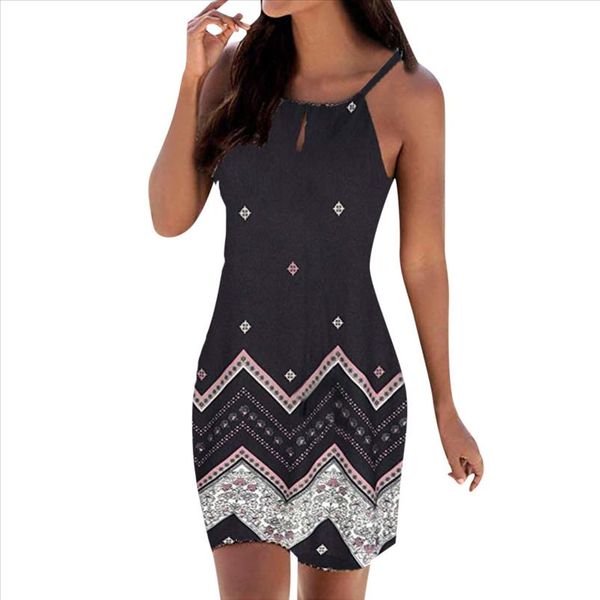 women summer sleeveless dress casual off shoulder boho print mini beachwear dresses vestidos verano 2019 mujer 20, Black;gray
women summer sleeveless dress casual off shoulder boho print mini beachwear dresses vestidos verano 2019 mujer 20, Black;gray