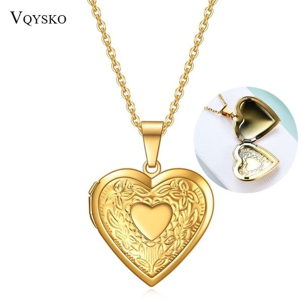 fashion heart locket pendant necklaces for women openable p frame floral stainless steel necklaces family love collar, Silver
fashion heart locket pendant necklaces for women openable p frame floral stainless steel necklaces family love collar, Silver