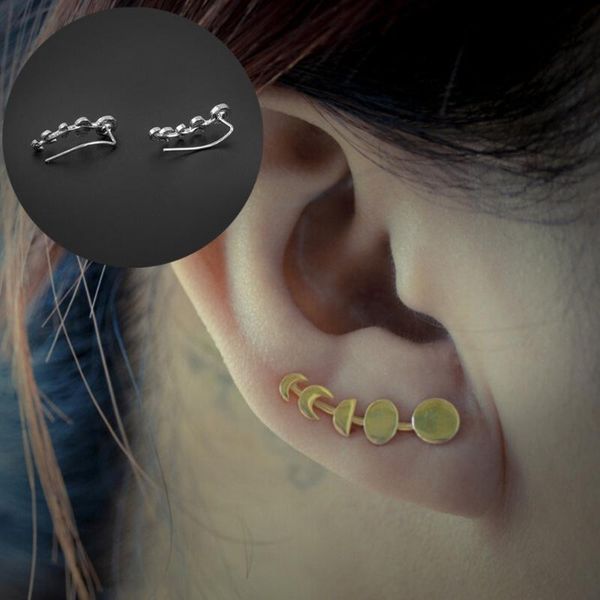 stud 1pair women ear sweep wrap silver color/gold climber moon phases cuffs earrings, Golden;silver
stud 1pair women ear sweep wrap silver color/gold climber moon phases cuffs earrings, Golden;silver