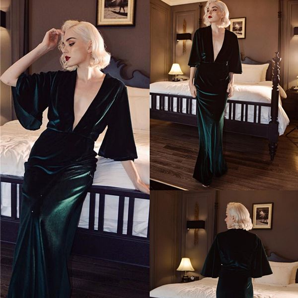 winter warm velvet bridal robes women long sleeve pshoot mermaid bath dress formal event overlay sleepwear, White
winter warm velvet bridal robes women long sleeve pshoot mermaid bath dress formal event overlay sleepwear, White