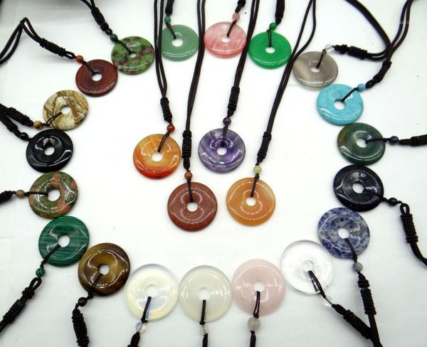 40mm natural stone quartz crystal tiger eye aventurine opal turquoises donut charms pendant for diy jewelry making necklace1, Bronze;silver
40mm natural stone quartz crystal tiger eye aventurine opal turquoises donut charms pendant for diy jewelry making necklace1, Bronze;silver
