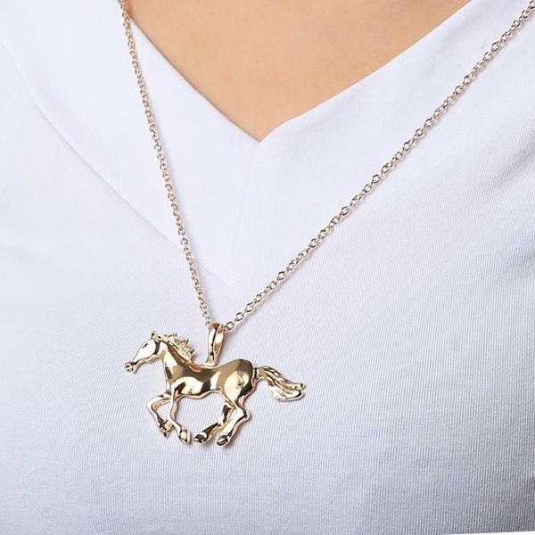 pendant necklaces 2021 trendy horse racing animal necklace golden horses metal chain charm choker for men women jewelry, Silver
pendant necklaces 2021 trendy horse racing animal necklace golden horses metal chain charm choker for men women jewelry, Silver