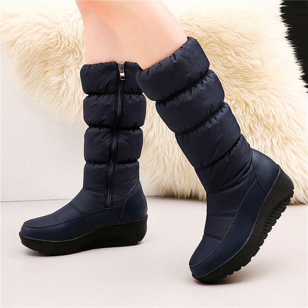 fedonas women mid-calf boots 2020 new winter keep long warm round toe female snow boots side zipper platforms casual shoes woman y200723, Black
fedonas women mid-calf boots 2020 new winter keep long warm round toe female snow boots side zipper platforms casual shoes woman y200723, Black