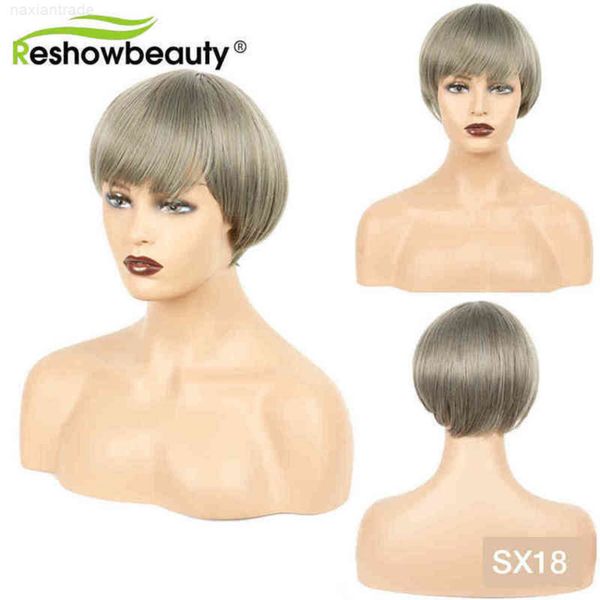 synthetic women straight hair short machine made wigs for cosplay daily use high temperature fiber rhowbeauty, Black
synthetic women straight hair short machine made wigs for cosplay daily use high temperature fiber rhowbeauty, Black