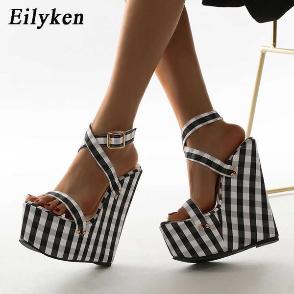 2022 classic luxury super high women summer wedge sandals female platform fashion heel ankle strap open toe ladies shoes paris designer, Black
2022 classic luxury super high women summer wedge sandals female platform fashion heel ankle strap open toe ladies shoes paris designer, Black