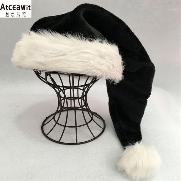 75cm black plush hat white fur christmas hat party fur xmas cap children plush home party decoration1
75cm black plush hat white fur christmas hat party fur xmas cap children plush home party decoration1