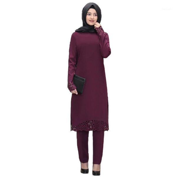 middle east muslim fashion women suit set elegant vintage clothes long sequin shirt pants set ladies islamic clothi1, Red
middle east muslim fashion women suit set elegant vintage clothes long sequin shirt pants set ladies islamic clothi1, Red