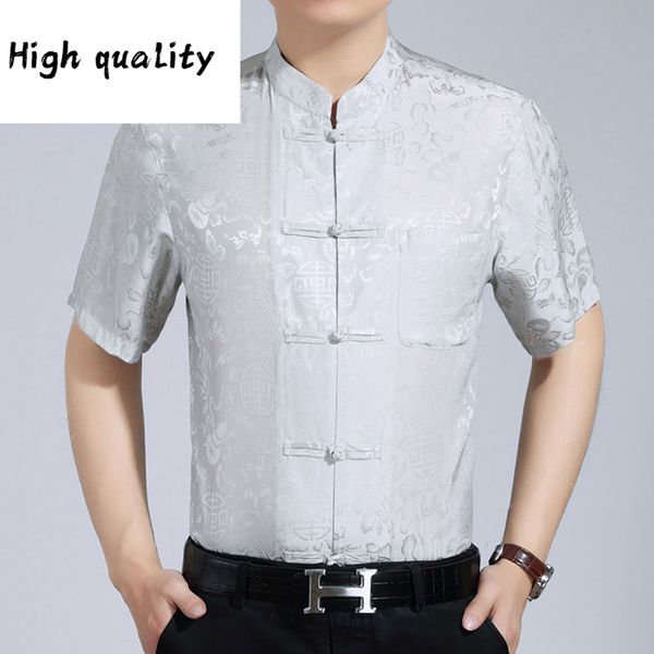 100% summer men's real silk shirt man plus size clothes vintage blouse shirts for men camisas hombre 3012 kj4720 c1211, White;black
100% summer men's real silk shirt man plus size clothes vintage blouse shirts for men camisas hombre 3012 kj4720 c1211, White;black