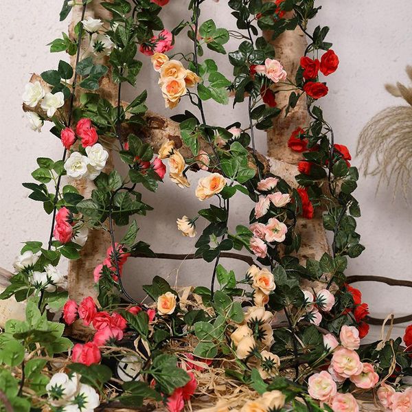 chencheng 69 heads artificial rose flowers vine autumn cane backdrop silk fake rattan garland wedding home l decoration
chencheng 69 heads artificial rose flowers vine autumn cane backdrop silk fake rattan garland wedding home l decoration