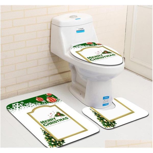 christmas eve style bathroom floor mat 3 pcs set, anti-skid mat for bathroom, bath room car qylmfn bwkf
christmas eve style bathroom floor mat 3 pcs set, anti-skid mat for bathroom, bath room car qylmfn bwkf
