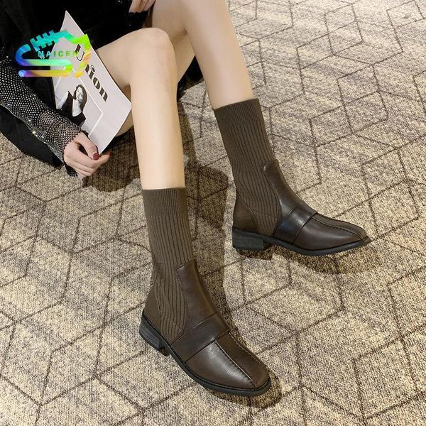 boots naicen socks women's british short thin fashion knitting match riding luxury shoes women zapatos de mujer1, Black
boots naicen socks women's british short thin fashion knitting match riding luxury shoes women zapatos de mujer1, Black