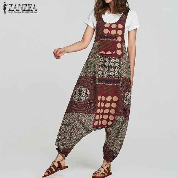 women jumpsuit zanzea 2020 summer ladies sleeveless print long harem pants overallscotton linen rompers drop-crotch combinaison1, Black;white
women jumpsuit zanzea 2020 summer ladies sleeveless print long harem pants overallscotton linen rompers drop-crotch combinaison1, Black;white