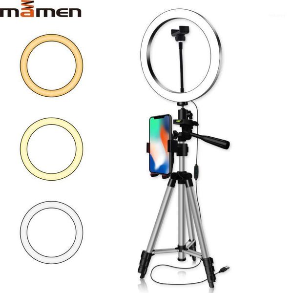 flash heads mamen 6/20/26cm video studio selfie ring light pography dimmable led lighting for youtube live po with phone holder1
flash heads mamen 6/20/26cm video studio selfie ring light pography dimmable led lighting for youtube live po with phone holder1