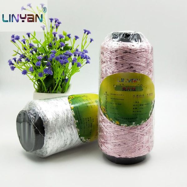 2 balls* 250g sequins threads hand knitting embroidery thread ice silk yarn for knitting yarn for crochet cord sewing zl50, Black;white
2 balls* 250g sequins threads hand knitting embroidery thread ice silk yarn for knitting yarn for crochet cord sewing zl50, Black;white