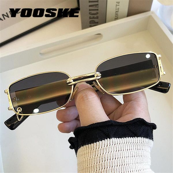 sunglasses yooske vintage steam punk square men women metal small sun glasses retro steampunk brand deisgn 90s eyewear uv400, White;black
sunglasses yooske vintage steam punk square men women metal small sun glasses retro steampunk brand deisgn 90s eyewear uv400, White;black