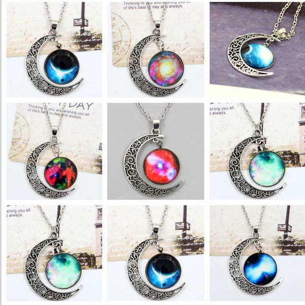 factory wholesale starry sky moon time gem necklace alloy jewelry dmfn199 (with chain) mix order pendant necklaces, Silver
factory wholesale starry sky moon time gem necklace alloy jewelry dmfn199 (with chain) mix order pendant necklaces, Silver