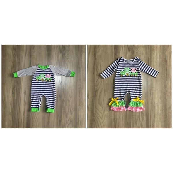 girlymax baby boys girls toddler grey navy stripe truck farm yard clothes infant romper cotton romper long sleeve ruffles 201027, Blue
girlymax baby boys girls toddler grey navy stripe truck farm yard clothes infant romper cotton romper long sleeve ruffles 201027, Blue