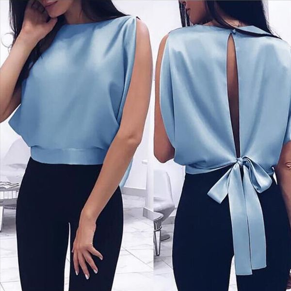 clothing women casual blouse sleeveless backless female korean solid ladies blusas shirt white blouses slim fit
clothing women casual blouse sleeveless backless female korean solid ladies blusas shirt white blouses slim fit